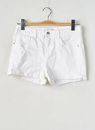 Short tissage denim taille normale blanc PIMKIE femme