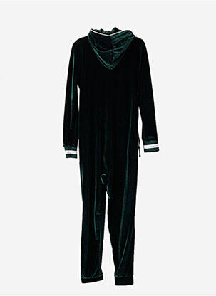 Combi-pantalon col v manches longues vert ONEPIECE femme