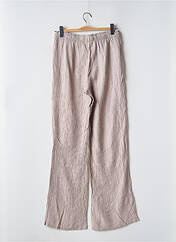 Pantalon large beige ZARA pour femme seconde vue