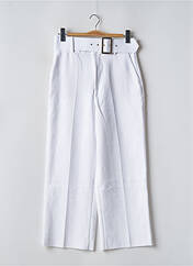 Pantalon large blanc ZARA pour femme seconde vue