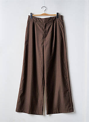 Pantalon large marron CIDER pour femme