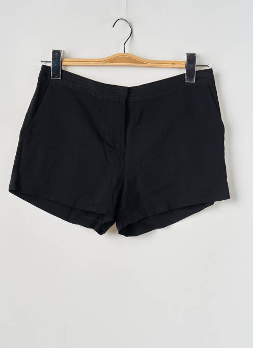 Short fermeture zippée sous rabat avec crochet taille normale noir ATHÉ femme