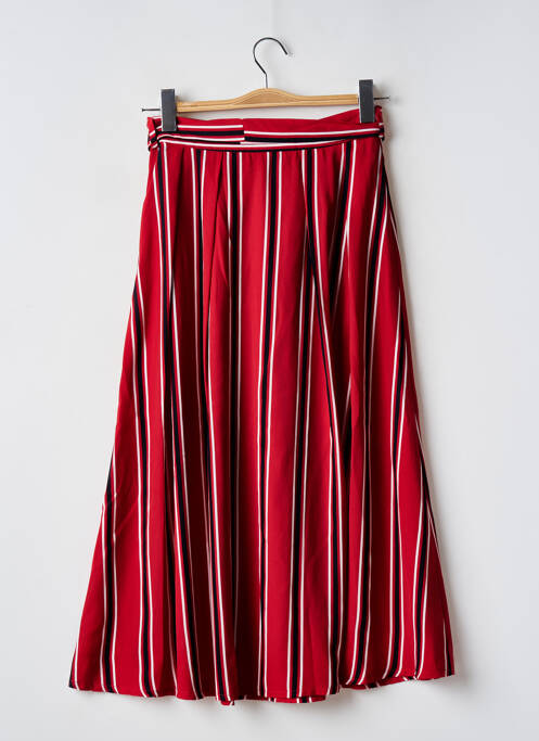 Jupe longue rouge OPULLENCE pour femme