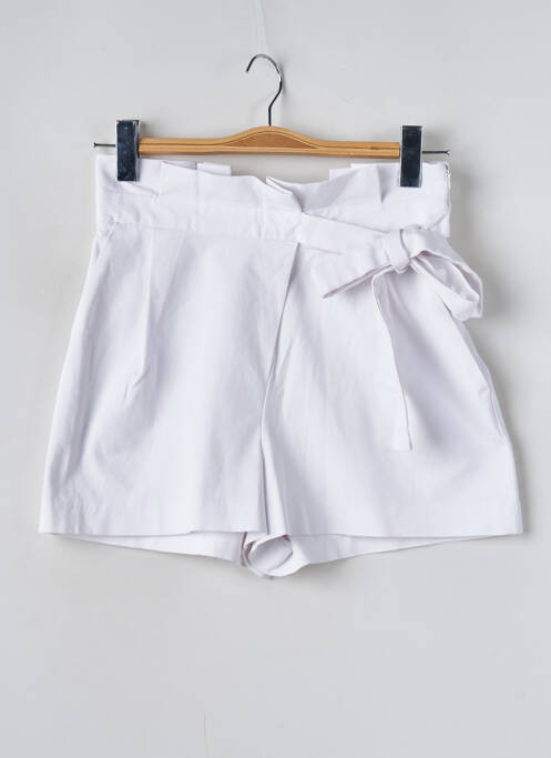 Short blanc ZARA TRAFALUC pour femme