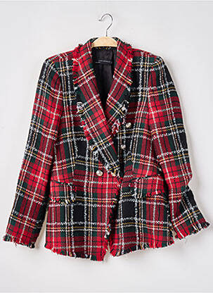 Blazer fausses poches rouge ZARA femme