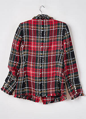 Blazer fausses poches rouge ZARA femme