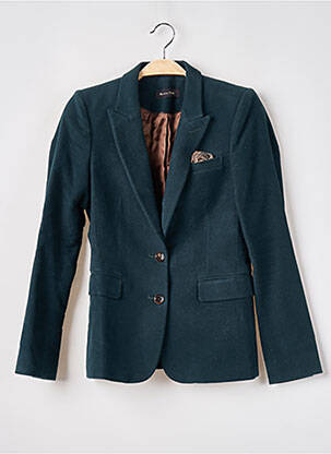 Blazer fausses poches vert MASSIMO DUTTI femme