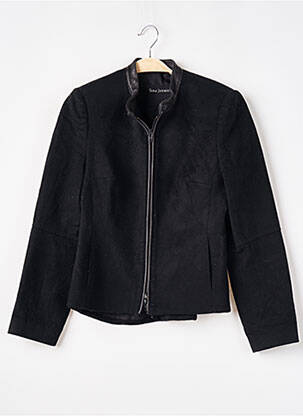Veste casual col rond noir TARA JARMON femme