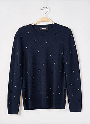 Pull col rond manches longues bleu THE KOOPLES femme