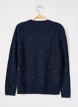 Pull col rond manches longues bleu THE KOOPLES femme