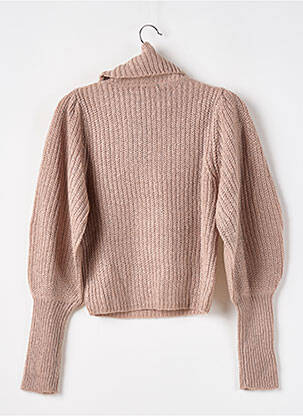 Pull col roulé coupe droite manches longues marron NASTY GAL femme