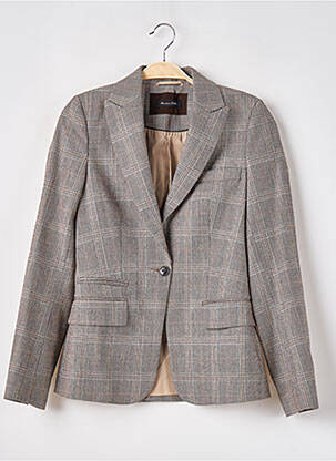 Blazer gris MASSIMO DUTTI pour femme