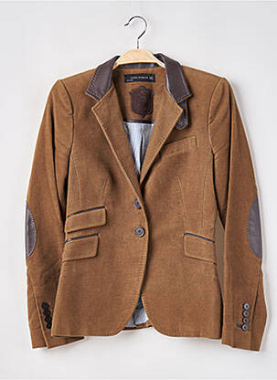 Blazer marron ZARA pour femme
