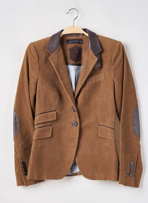 Blazer marron ZARA pour femme