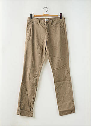 Pantalon chino stretch taille normale marron JACK & JONES homme