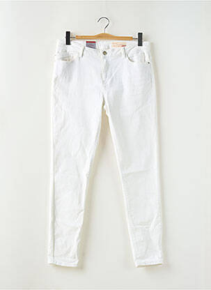 Jeans skinny stretch taille basse blanc ESPRIT femme