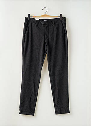 Pantalon chino tissage chiné taille normale noir JACK & JONES homme