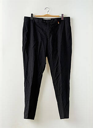 Pantalon chino fermeture zippée sous rabat avec crochet taille normale noir LE FABULEUX MARCEL DE BRUXELLES homme