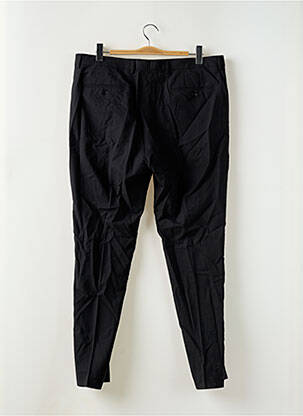 Pantalon chino fermeture zippée sous rabat avec crochet taille normale noir LE FABULEUX MARCEL DE BRUXELLES homme