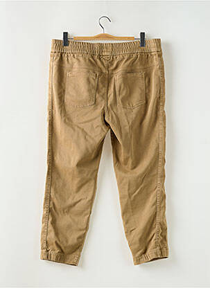 Pantalon droit tissage popeline taille normale marron STREET ONE homme