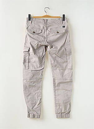 Pantalon cargo resserrée sur le bas taille normale gris JACK & JONES homme