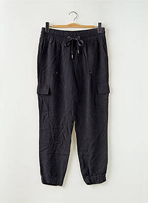 Pantalon cargo tissage popeline taille normale noir STREET ONE femme