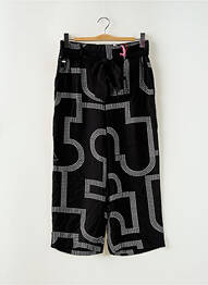 Pantalon 7/8 tissage popeline taille normale noir STREET ONE femme