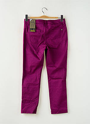 Pantalon 7/8 stretch taille basse violet STREET ONE femme