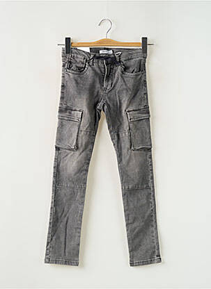 Jeans coupe slim stretch taille ajustable gris NAME IT fille