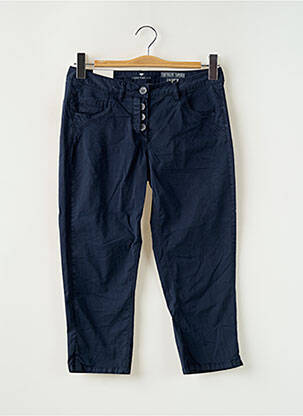 Pantacourt taille basse taille basse bleu TOM TAILOR femme