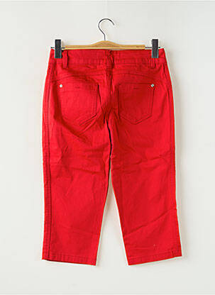 Corsaire stretch taille normale rouge STREET ONE femme