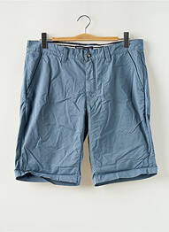 Bermuda stretch taille normale bleu BRUCE & BUTLER  homme