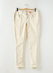 Jeans coupe slim beige STREET ONE pour femme seconde vue