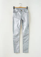 Jeans coupe slim argent LITTLE FORTUNE pour femme seconde vue