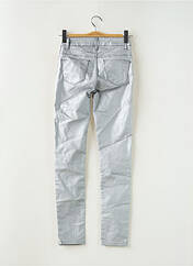 Jeans coupe slim argent LITTLE FORTUNE pour femme seconde vue