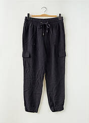 Pantalon cargo noir STREET ONE pour femme seconde vue