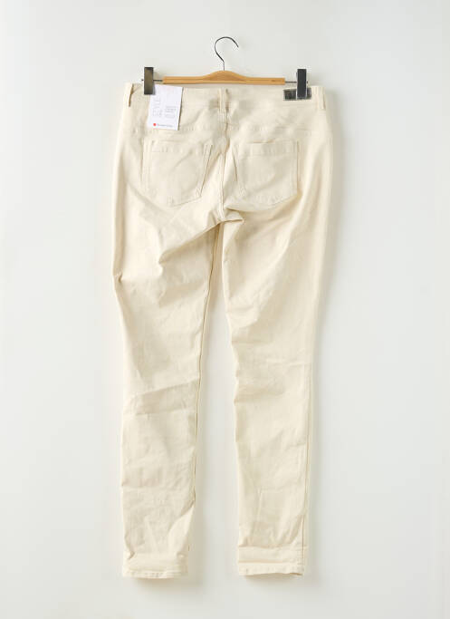 Jeans coupe slim beige STREET ONE pour femme