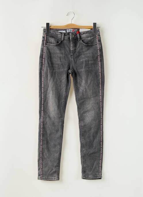 Jeans coupe slim gris STREET ONE pour femme
