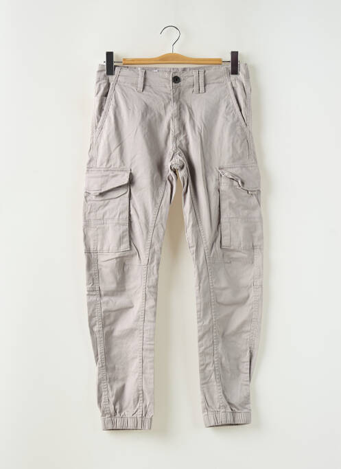 Pantalon cargo gris JACK & JONES pour homme
