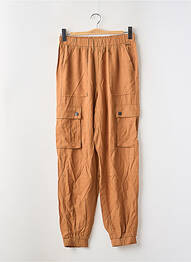 Pantalon cargo taille élastique taille haute beige MEXX femme