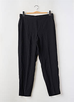 Pantalon droit taille à pinces taille normale noir MNG femme