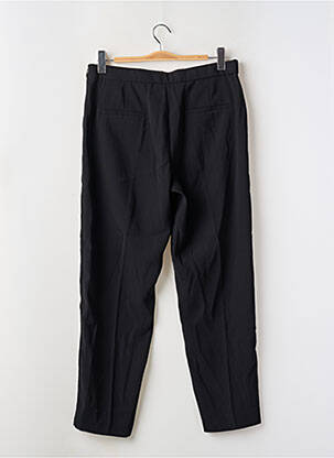 Pantalon droit taille à pinces taille normale noir MANGO femme