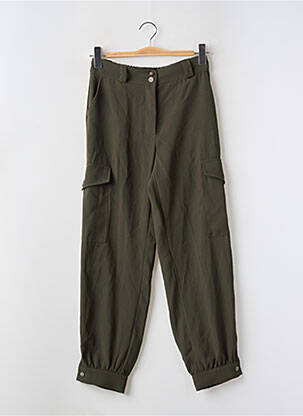 Pantalon cargo taille haute taille haute vert KOCCA femme