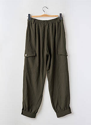 Pantalon cargo taille haute taille haute vert KOCCA femme