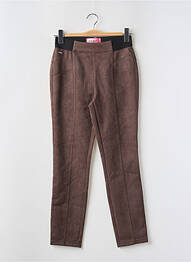 Legging tissage suedine taille normale marron STREET ONE femme