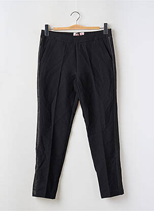 Pantalon 7/8 taille à pinces taille normale noir IRIS MITTENAERE FOR MORGAN femme