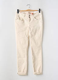 Jeans coupe slim taille basse taille basse beige STREET ONE femme