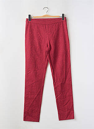 Pantalon slim stretch taille haute rouge FLAIR femme