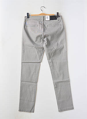 Pantalon chino tissage popeline taille normale gris SHINE ORIGINAL femme