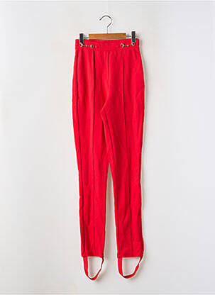 Legging taille haute taille haute rouge MORGAN femme